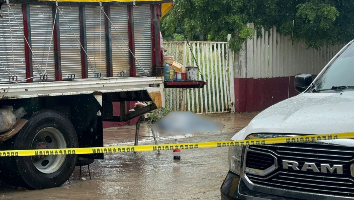 La zona fue acordonada