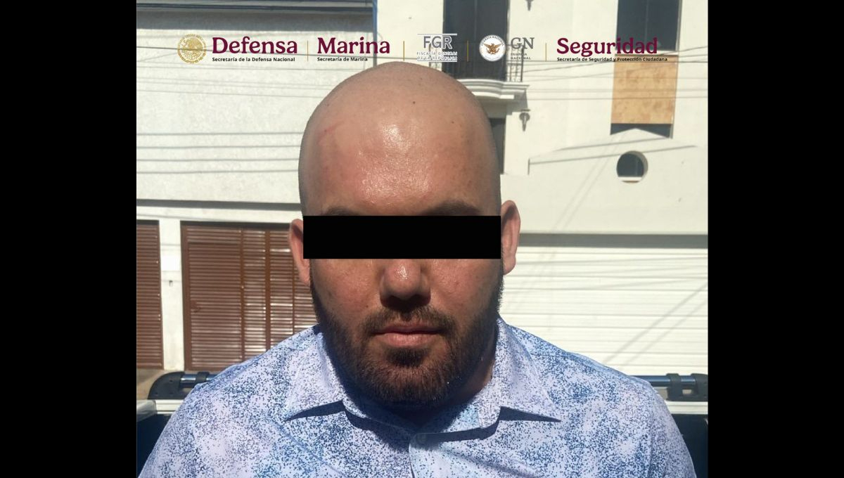 Omar Félix 'N', alias ‘El Pelón’ o ‘El 8’, fue detenido en la colonia Las Quintas de Culiacán