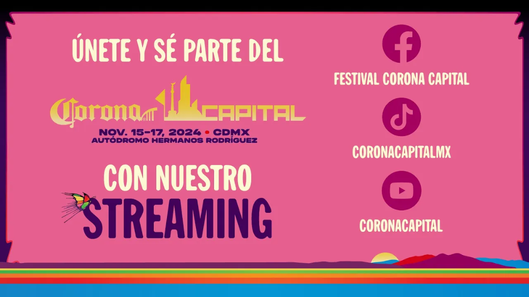 Transmisión Corona Capital 2024 en vivo y en directo online