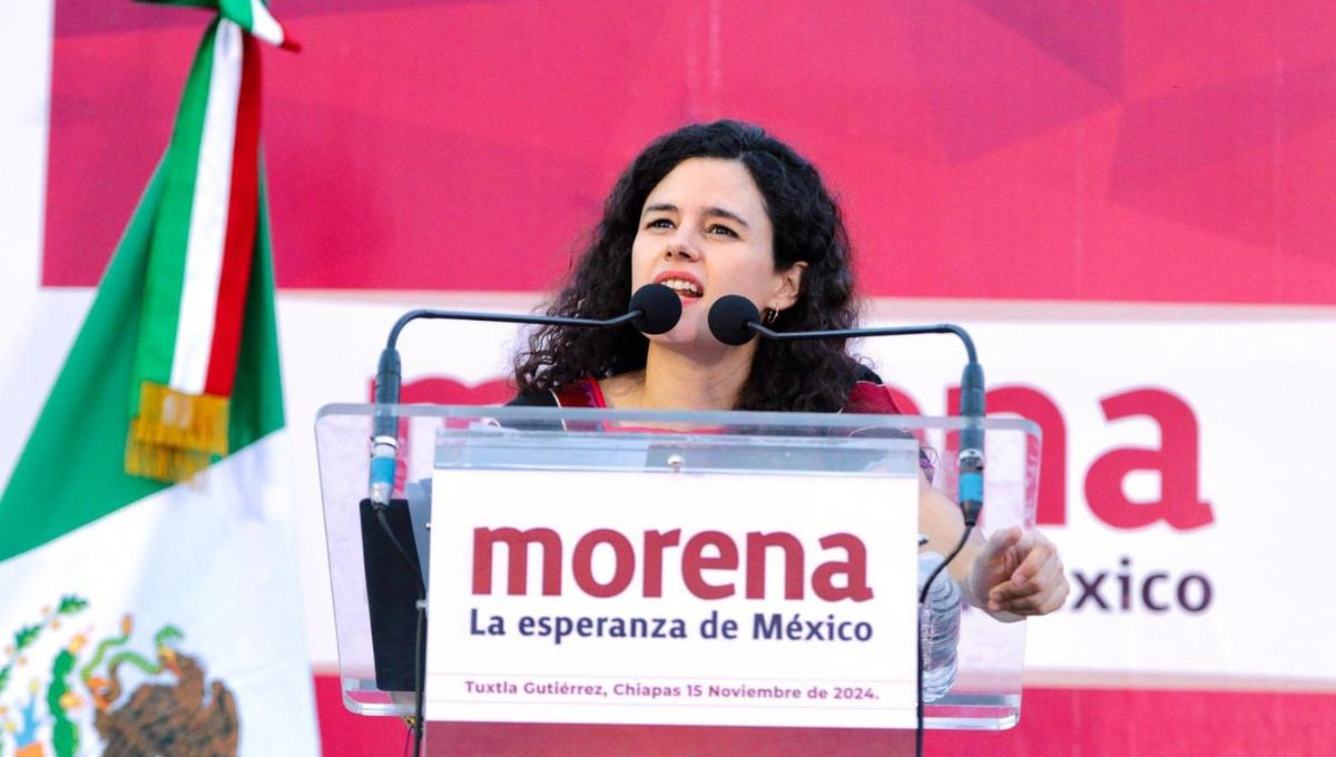 Luisa María Alcalde Luján, presidenta nacional de Morena