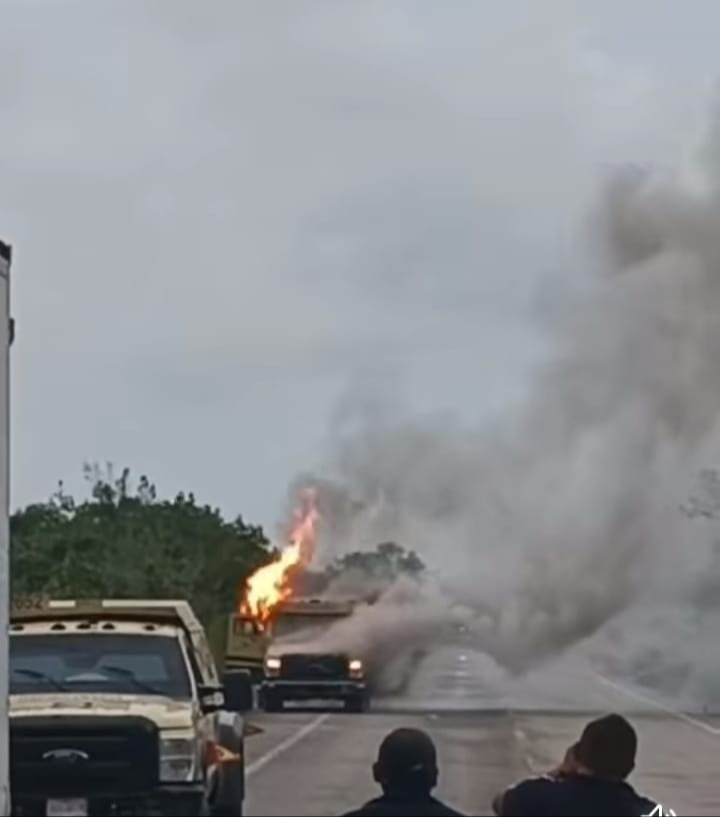 El incendio comenzó cuando el sistema de enfriamiento comenzó a calentarse