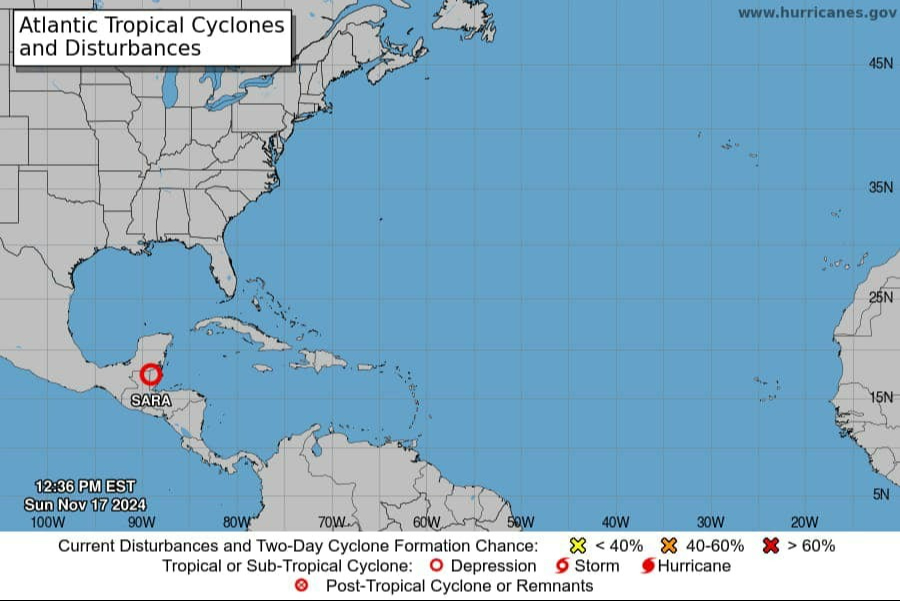 Se pueden esperar fuertes lluvias en el estado de Quintana Roo durante los siguientes días.