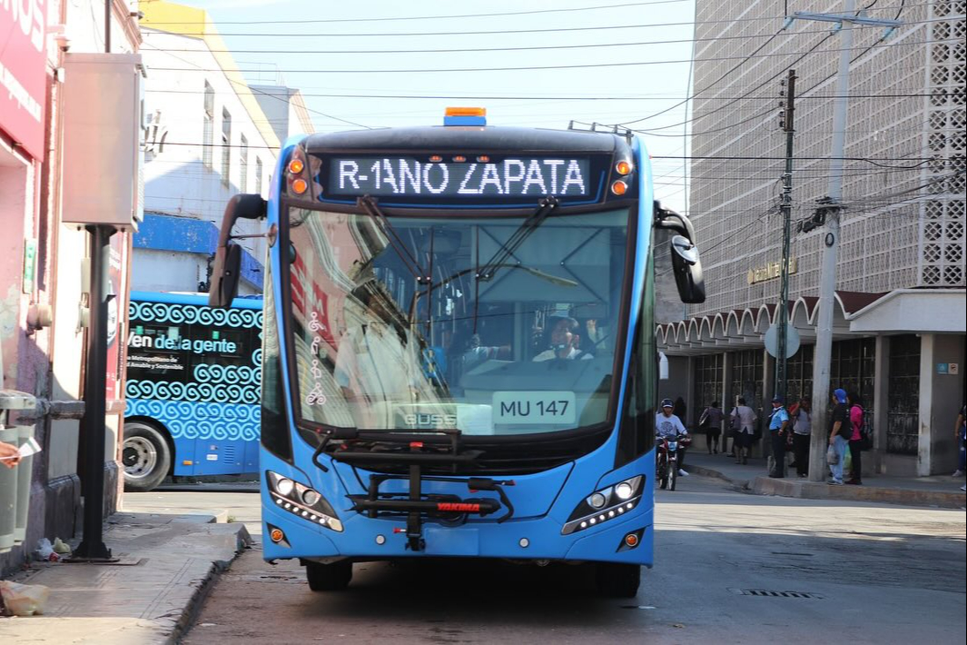 Al finalizar el desfile, las rutas de transporte público en Mérida regresarán a su sitio