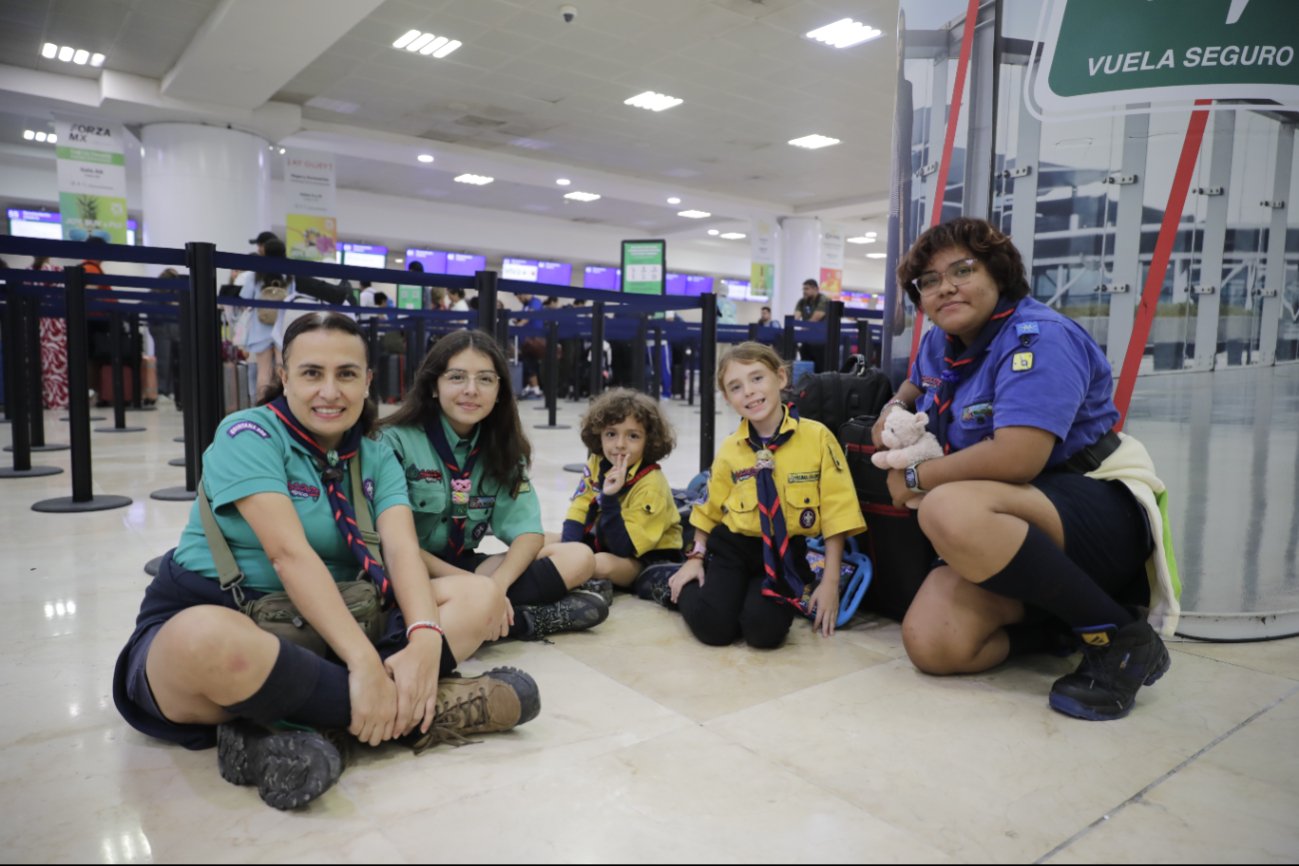 Scouts de Playa del Carmen viajan a  Morelos para   demostrar sus talentos y conocimientos