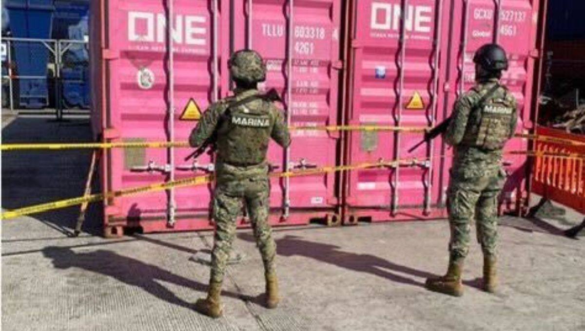 Elementos de la Marina incautaron 350 kilos de cocaína en el puerto de Ensenada, Baja California