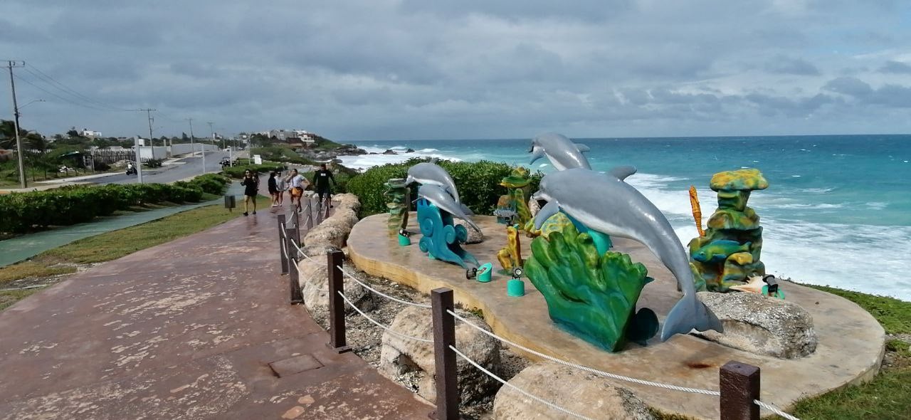 En la Playa Norte los turistas aparecieron para disfrutar del clima tranquilo