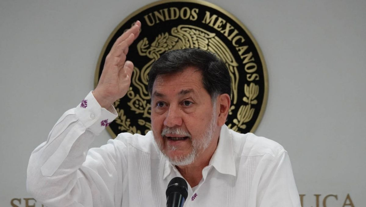 Gerardo Fernández Noroña, presidente de la Mesa Directiva del Senado de la República