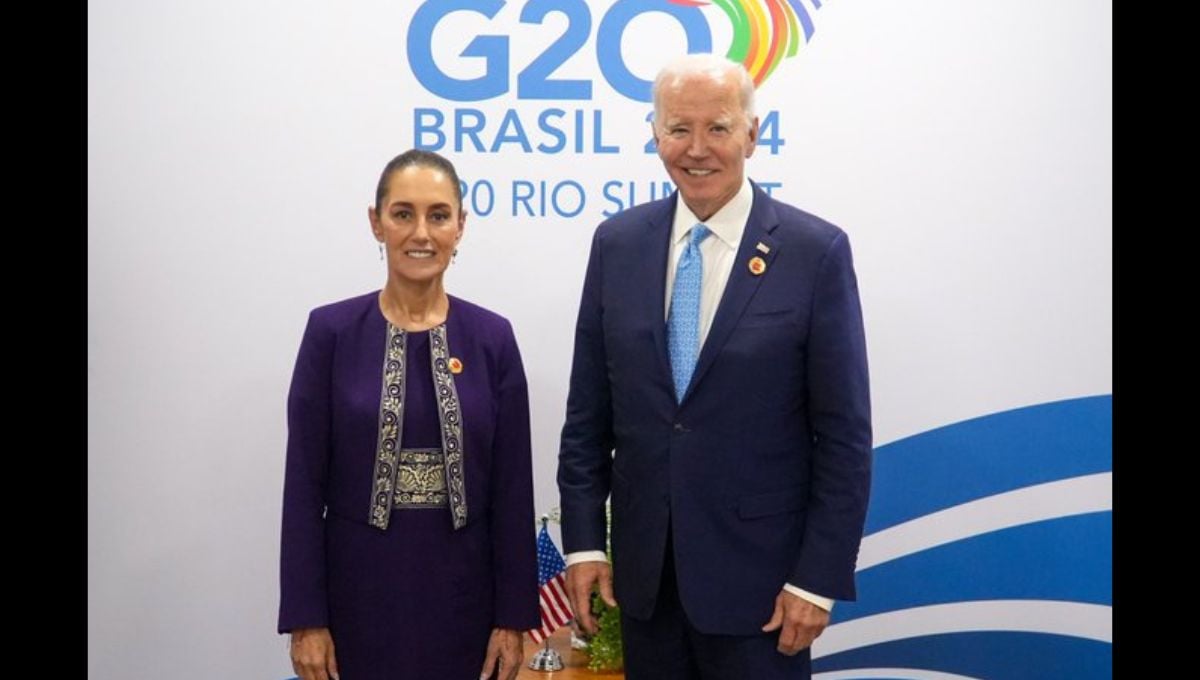 La presidentra Claudia Sheinbaum coincidió con el mandatario estadounidense, Joe Biden, en la importancia de la relación bilateral entre ambas naciones