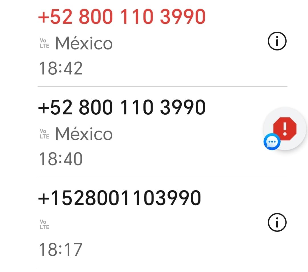 Los estafadores llaman desde el número 8001103990, imitando al call center del banco