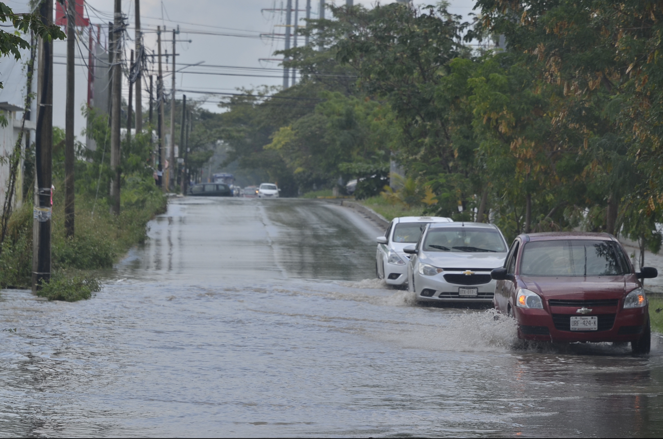 En algunas calles se presentarán inundaciones debido a las lluvias