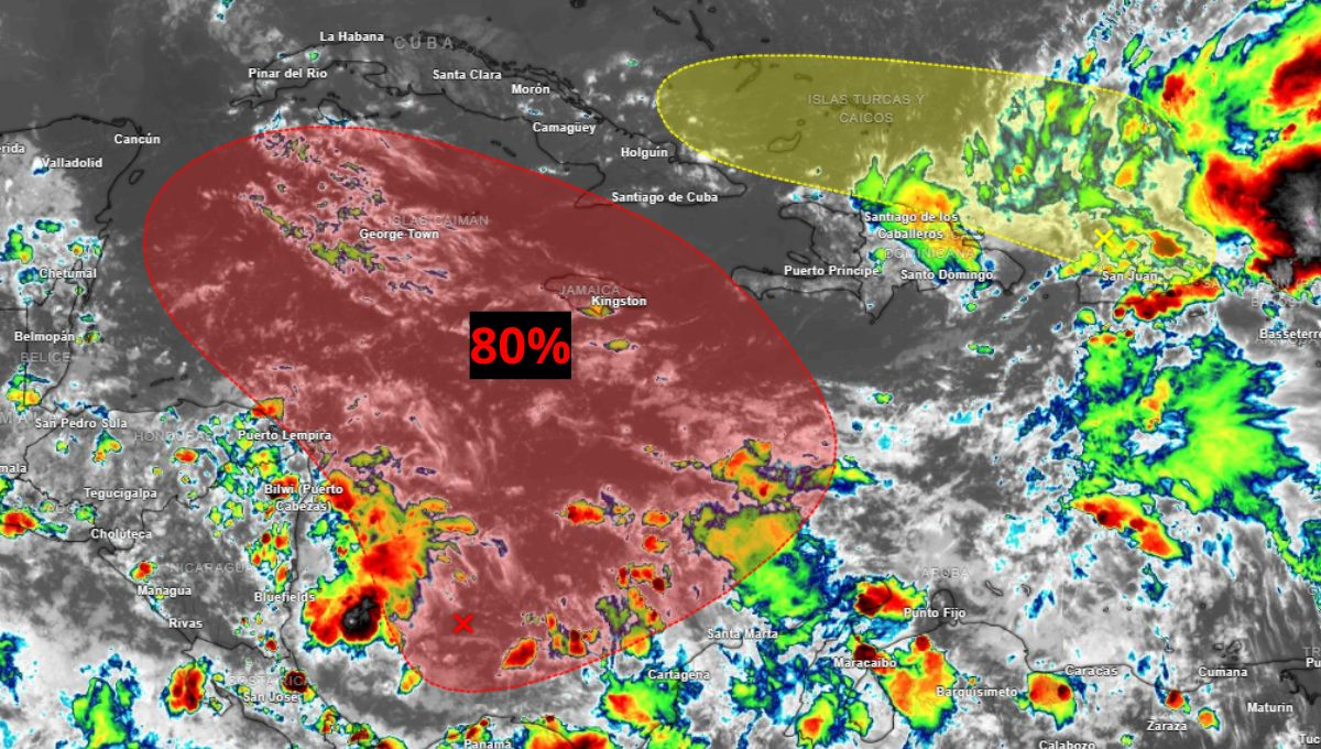   Clima en Yucatán, Campeche y Quintana Roo hoy 2 de noviembre: 80% de formación ciclónica  dejará más lluvias en la Península  