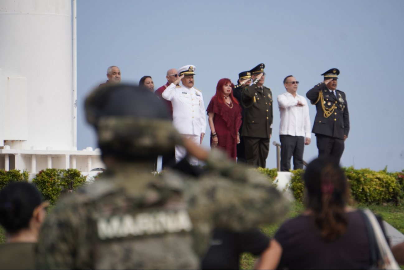 La Gobernadora Layda Sansores San Román encabezó el evento junto a representantes de los tres niveles de gobierno