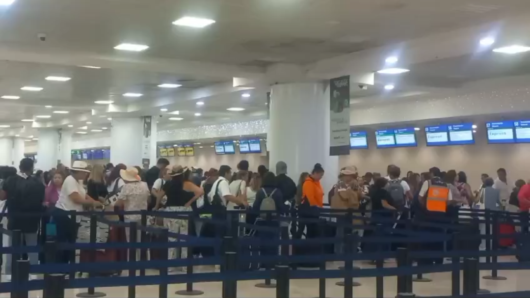 El aeropuerto de Cancún hasta ahora ha registrado 259 llegadas y 258 operaciones de salida