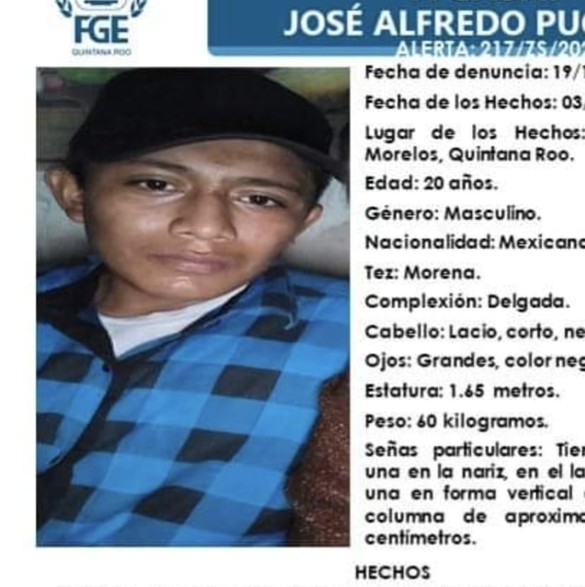 Joven desaparece en José María Morelos; fue reportado después de más de 10 días