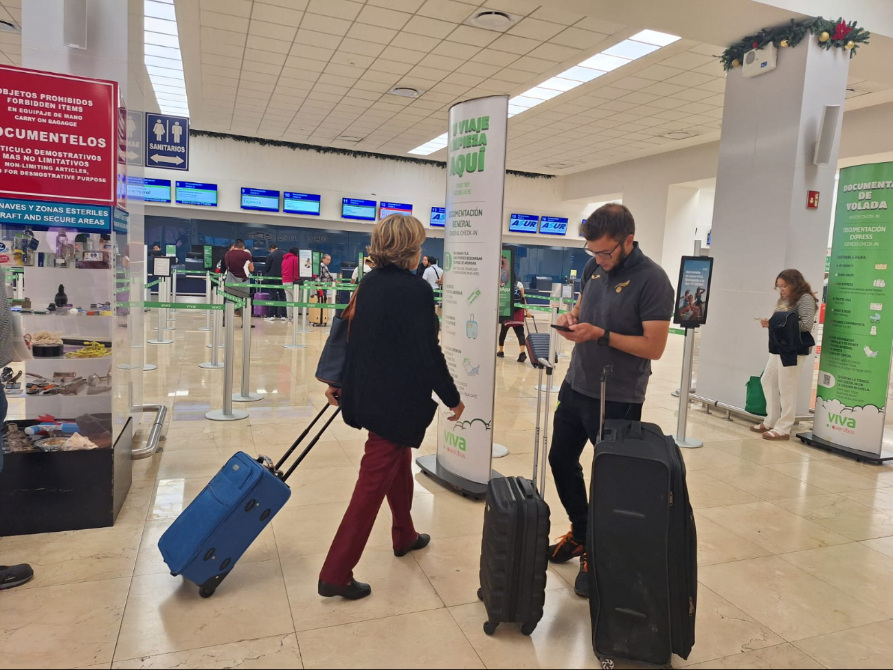 La afluencia de vuelos en el aeropuerto de Mérida arranca desde temprano