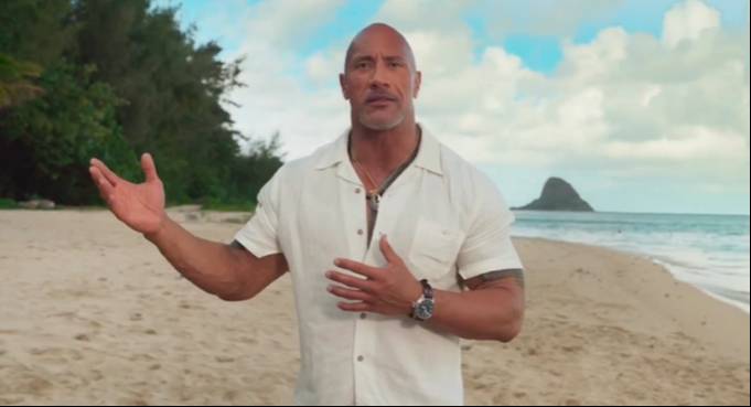 Se filtran imágenes de Dwayne Johnson en el live action de Moana.