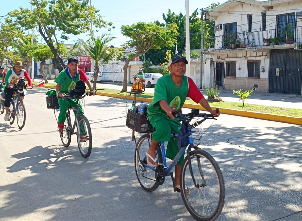 Peregrinos Guadalupanos en Campeche, inician un viaje de fe y devoción