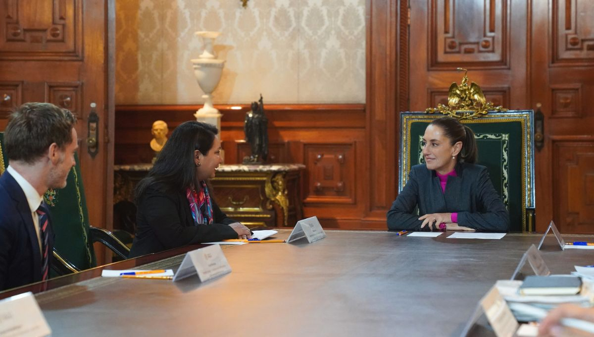 Reunión de la presidenta Clsaudia Sheinbaum con Shelly Shetty, directora ejecutiva en Fitch Ratings