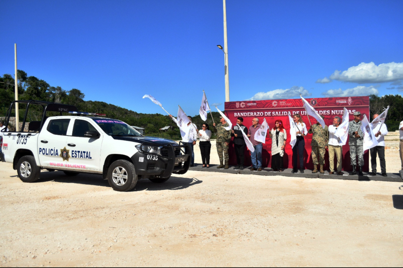 Se adquirieron 59 patrullas nuevas para reforzar la seguridad en varios municipios