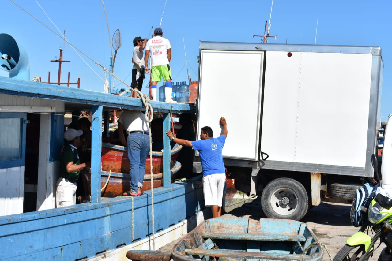 Barcos pesqueros de Progreso zarpan a su último viaje del año en búsqueda de pulpo ante el cierre de temporada el próximo 15 de diciembre