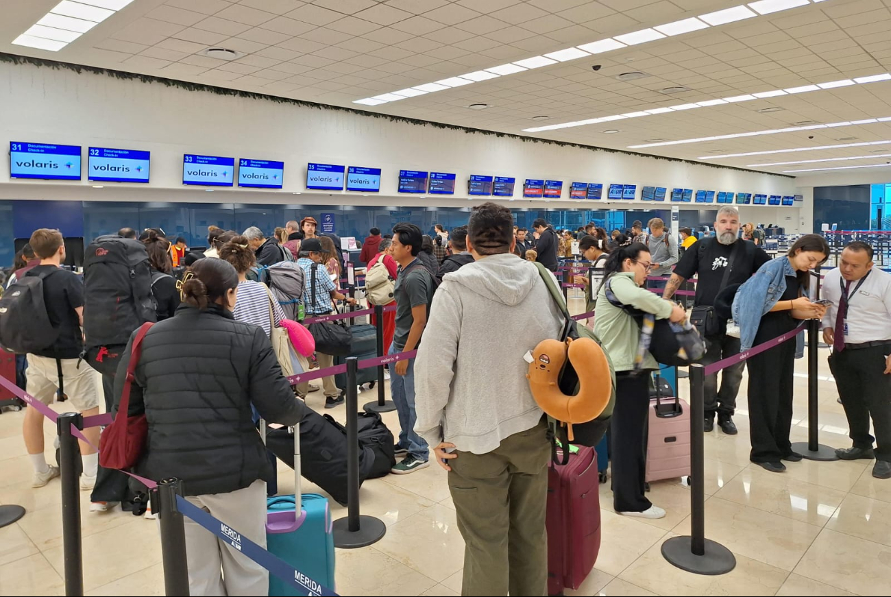 Las operaciones en el aeropuerto de Mérida se normalizaron tras el caos en la terminal aérea de la Ciudad de México por un banco de neblina