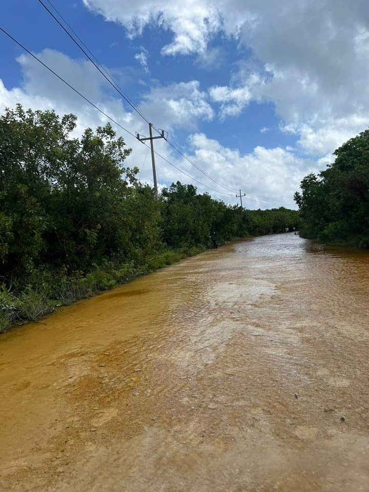 Tras días de la tomenta "Sara", escurrimientos de agua afectan en el sur.