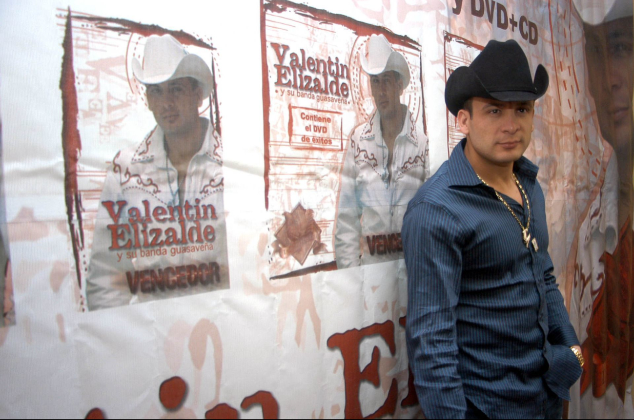 Valentín Elizalde promocionando su disco en 2006