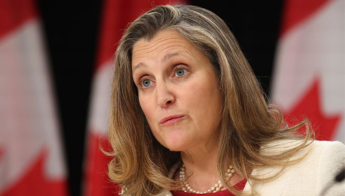 Chrystia Freeland , viceprimera ministra de Canadá