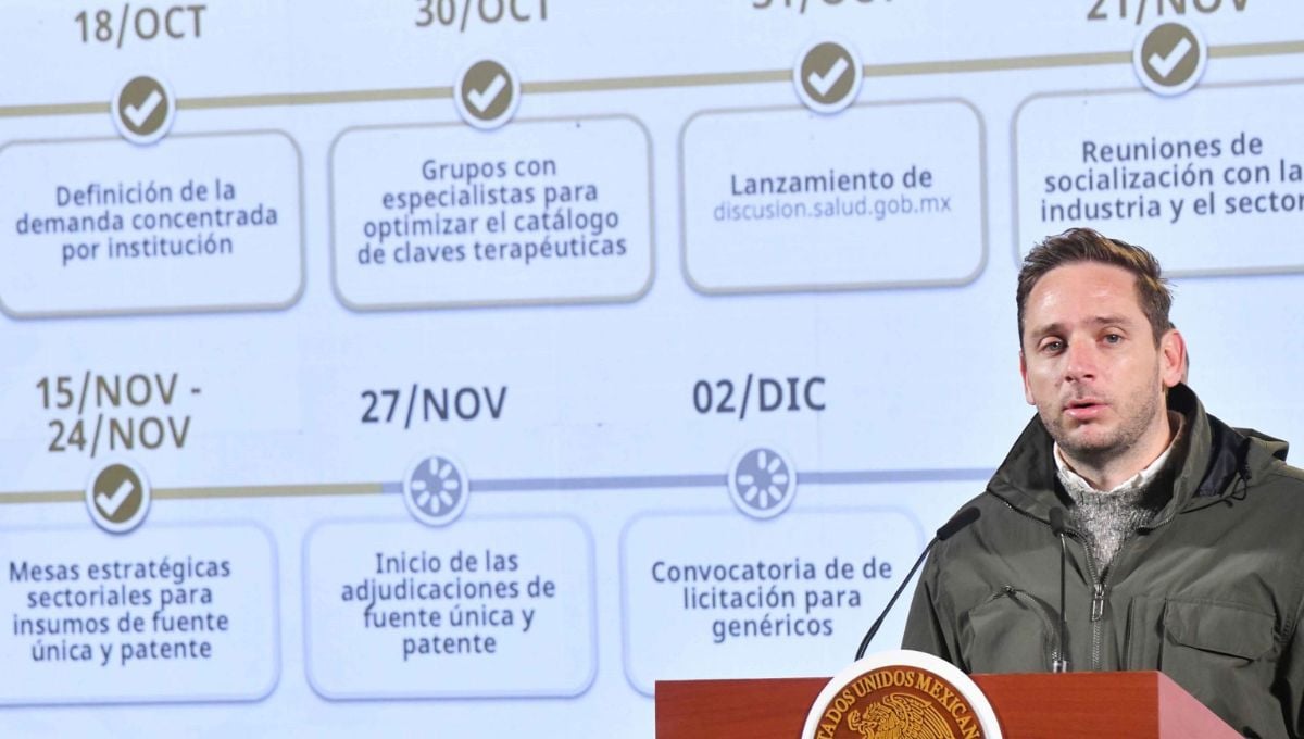 México inicia compra consolidada de medicamentos 2025-2026