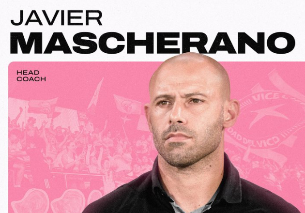 Javier Mascherano es el nuevo  director técnico de Inter Miami FC