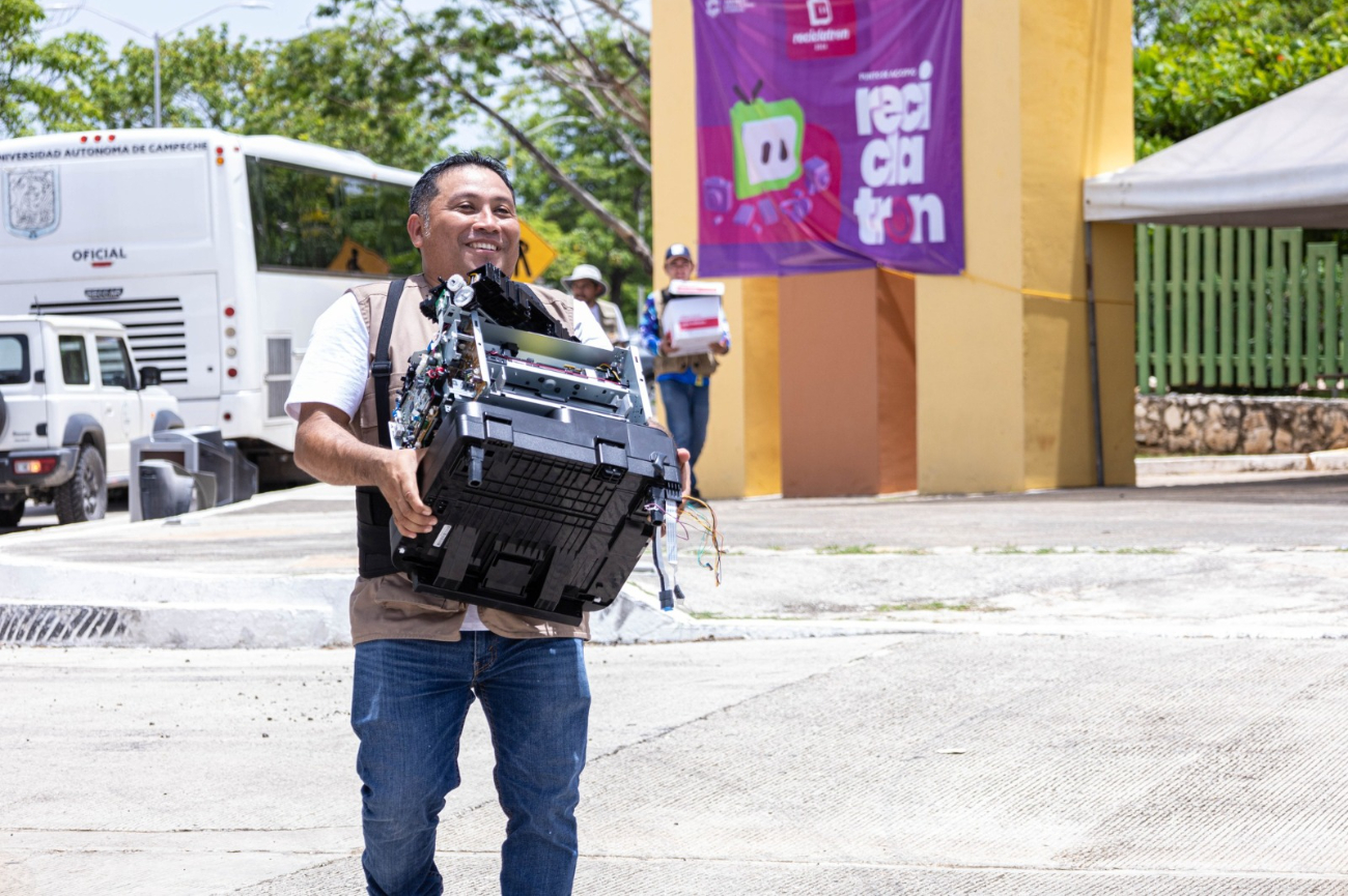 Tercer Reciclatrón en Campeche: Puntos de recolección para deshacerse de residuos electrónicos   