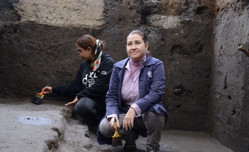 María de Lourdes López Camacho (der.) encabeza el proyecto