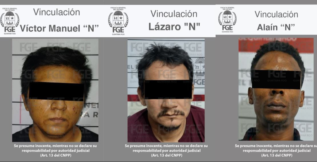 Tres Vinculados a Proceso por Homicidios en Quintana Roo