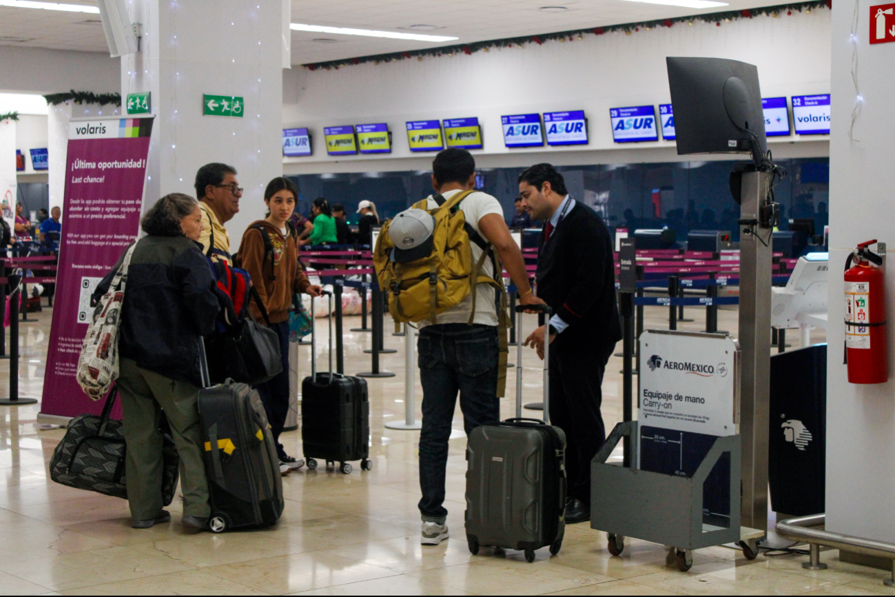 Cinco vuelos llegaron con adelantos hasta de 17 minutos al aeropuerto de Mérida