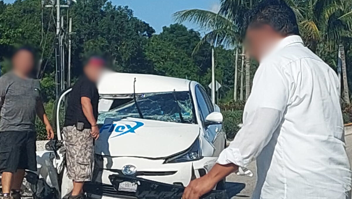 El conductor no sufrió heridas de gravedad pese al nivel del choque