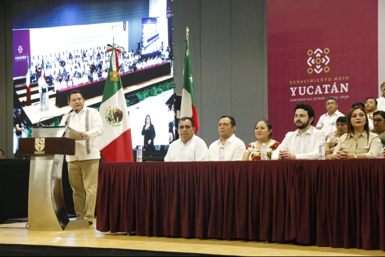 Yucatán traza su futuro con el Plan Estatal de Desarrollo Renacimiento Maya 2024- 2030