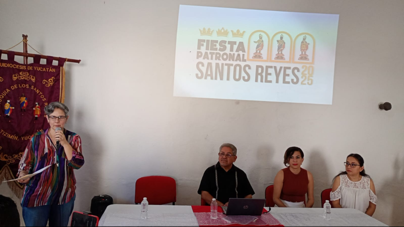 Presentan actividades para la Fiesta Patronal Santos Reyes 2025.