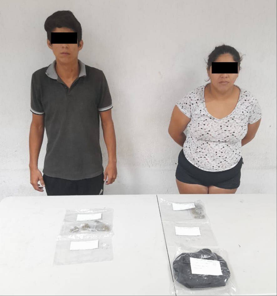 Dos mujeres y un hombre detenidos por narcomenudeo en Chetumal