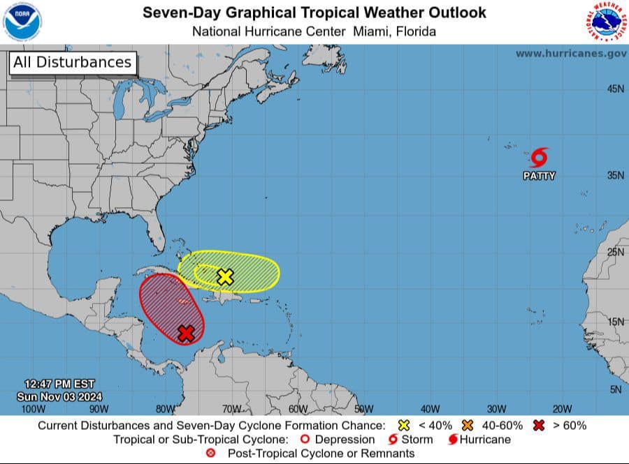 Alerta en Quintana Roo: Zona de baja presión incrementa un 90% su formación ciclónica