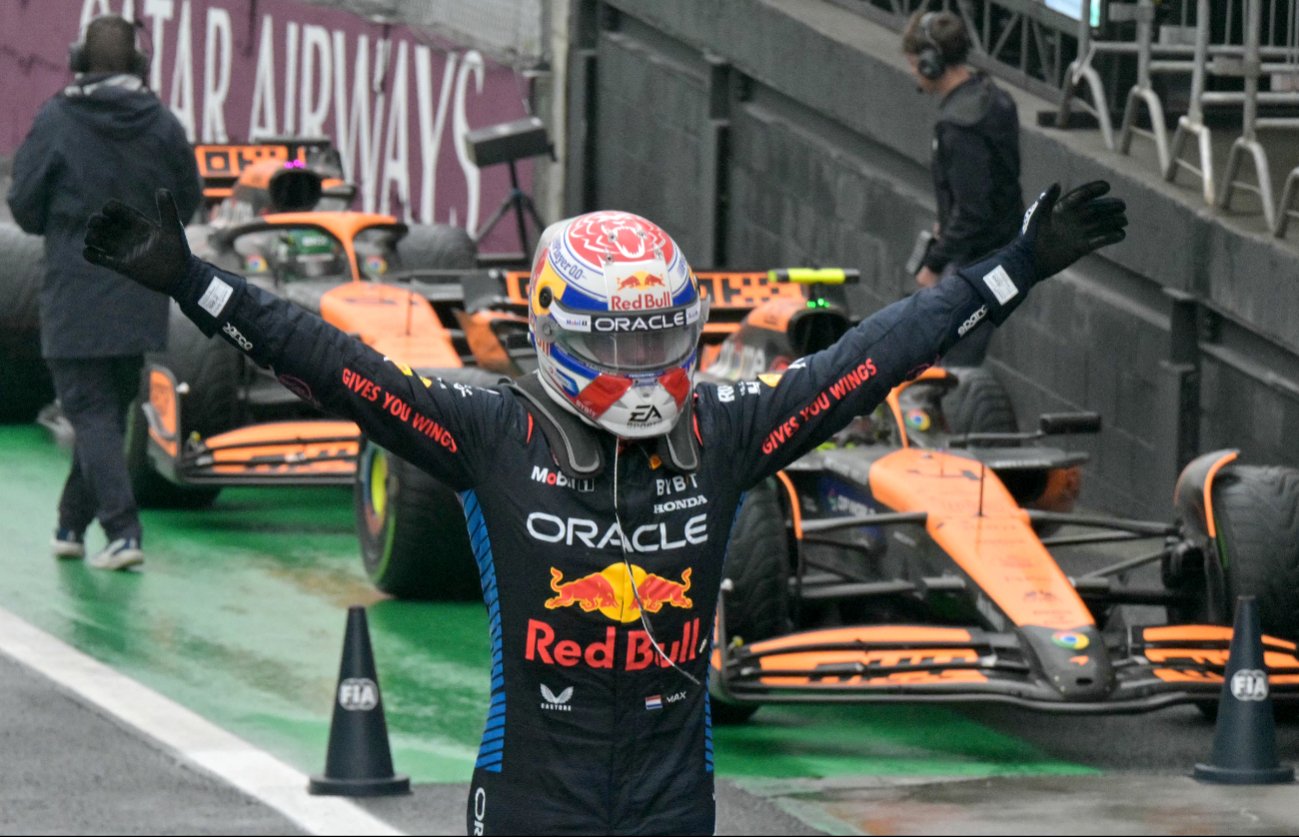 Verstappen se alza con el primer lugar en Brasil