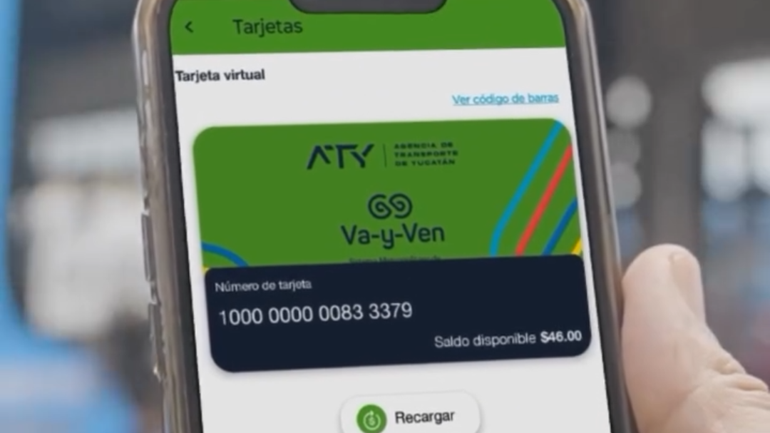 Lanzan Nueva Tarjeta Virtual del Sistema de Transporte Va y Ven en Yucatán