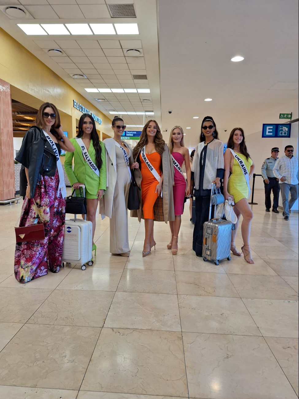 Llega a Yucatán ramillete de bellezas y aspirantes a Miss Universo