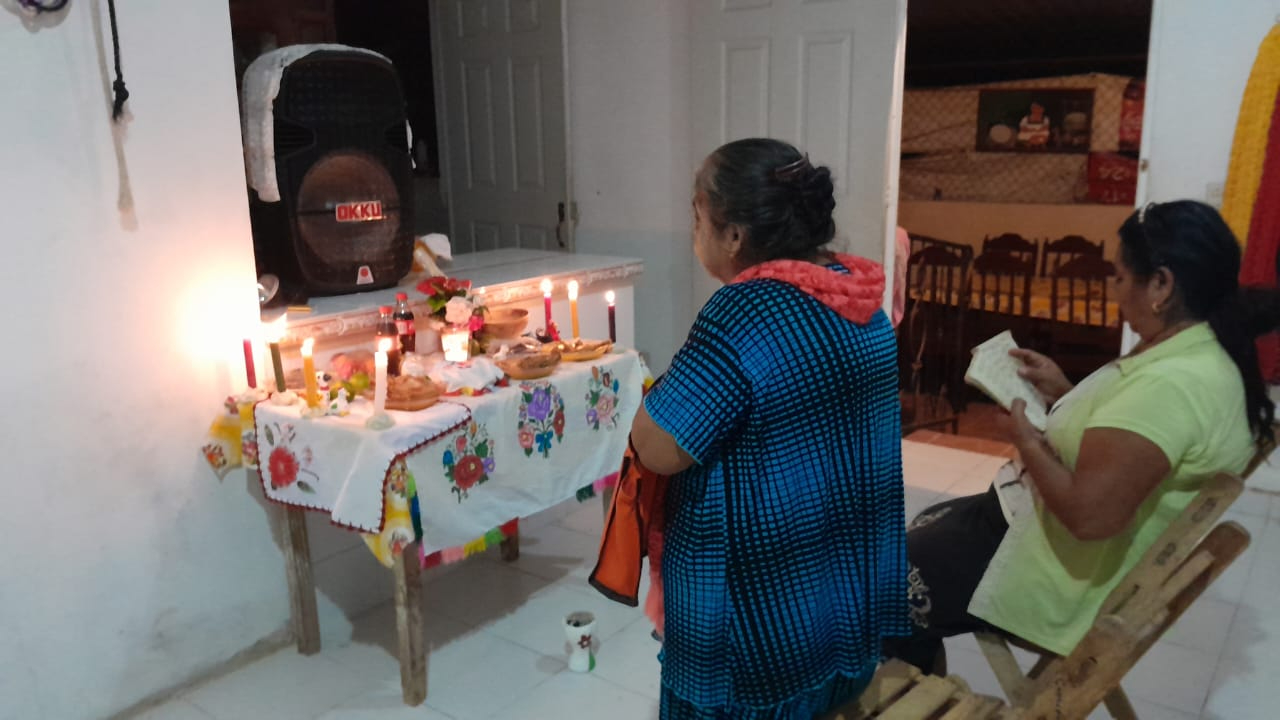 La señora Mancilla Cohuó dice que gracias a esta labor ha llevado sustento a su familia