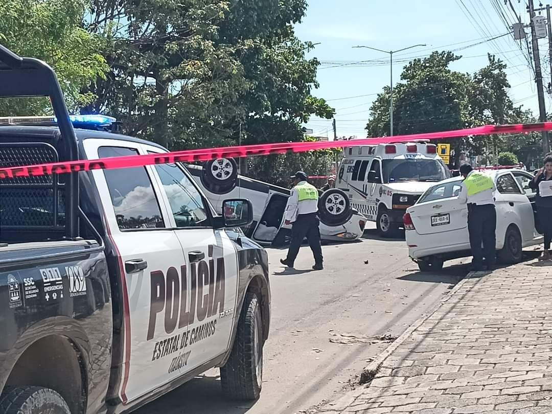 Aparatosos accidentes en Chetumal