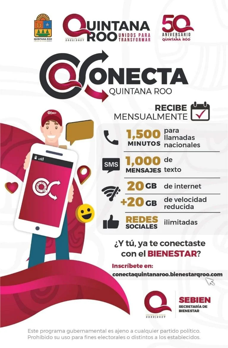 Beneficios de Conecta Quintana Roo