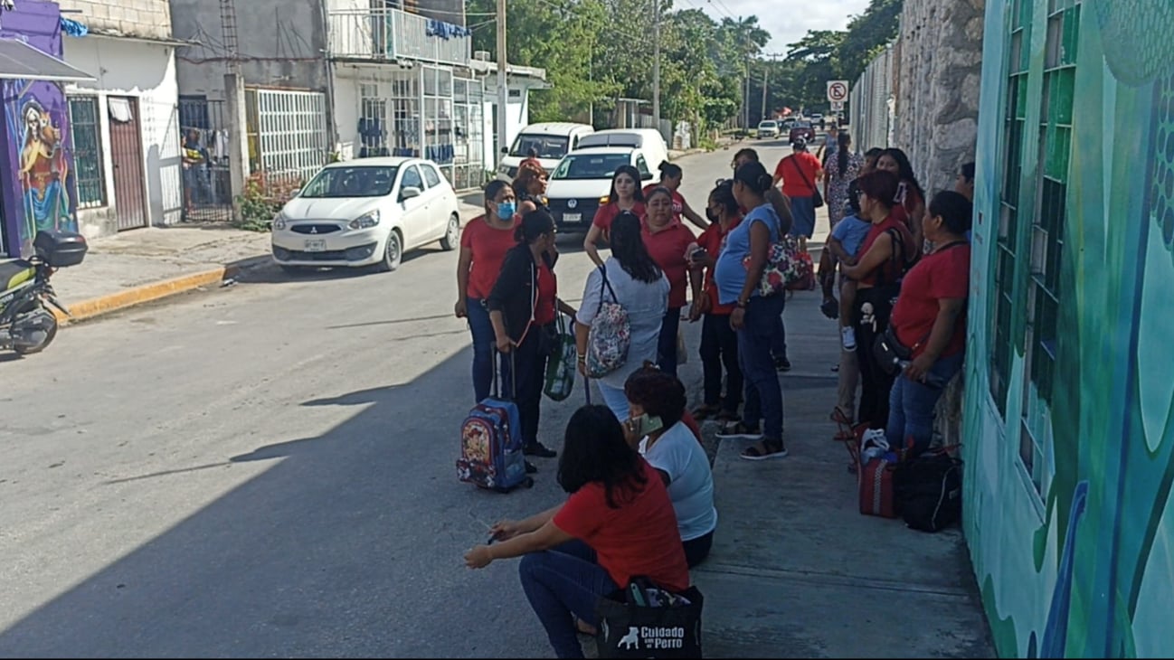 Conflicto entre personal del Cereso de  Cancún y familiares de reclusos tras cateo