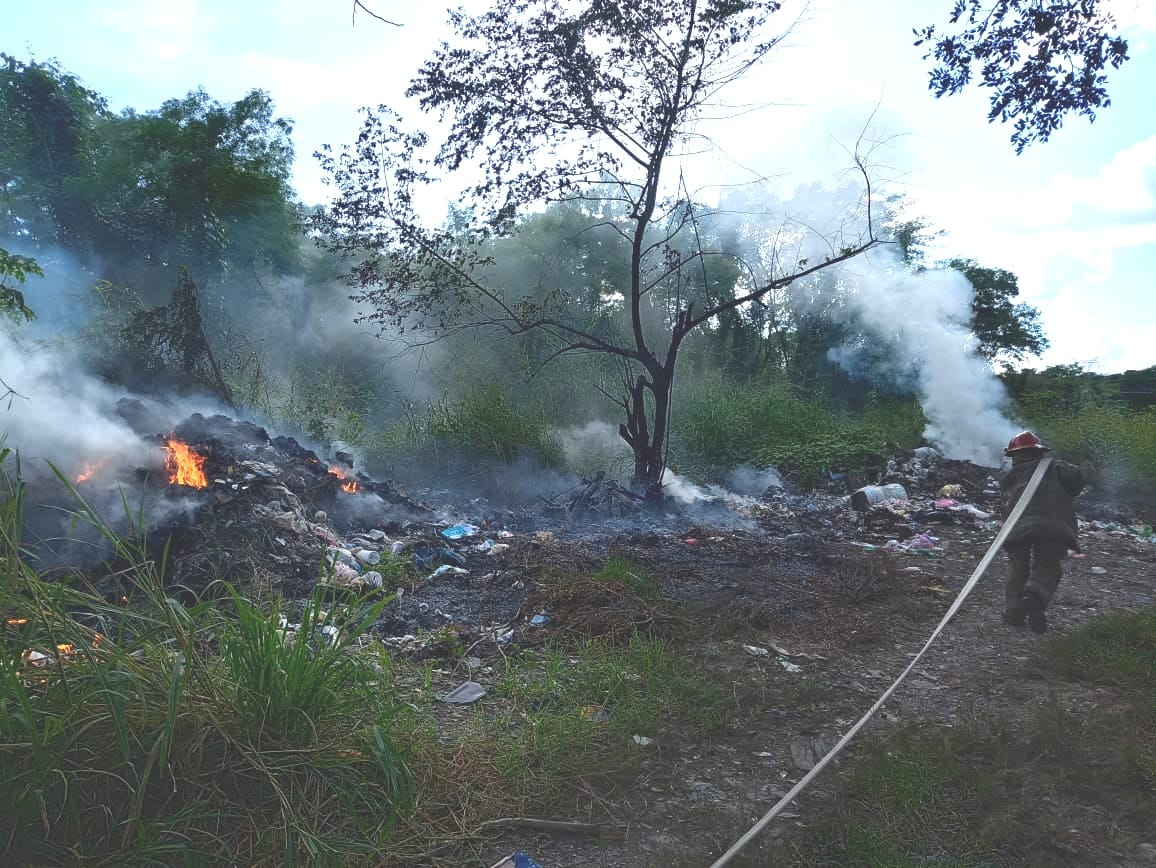 El fuego se propagó rápidamente debido al viento y la vegetación seca