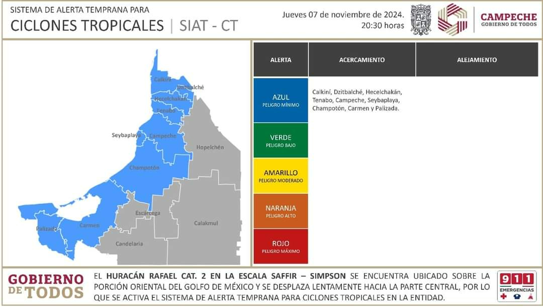 La Alerta Azul es una fase de prevención temprana.