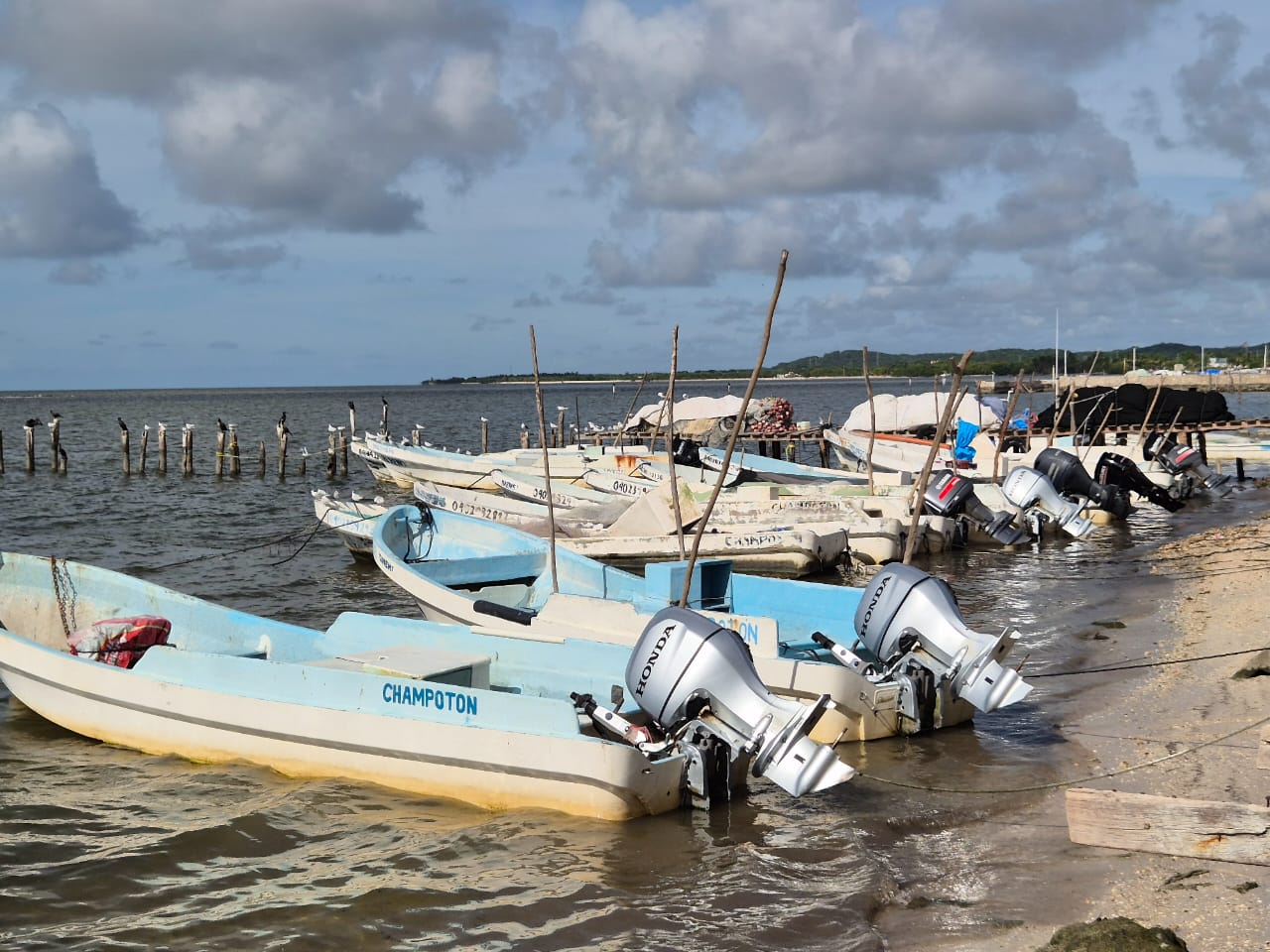 Huracán Rafael paraliza actividades pesqueras en Champotón y Seybaplaya