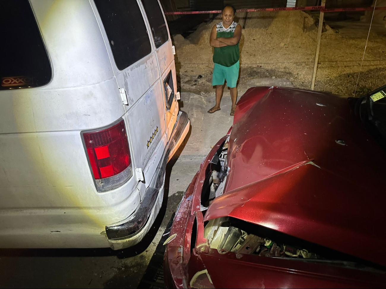 El incidente ocurrió alrededor de las 3:40 horas en la avenida Patricio Trueba